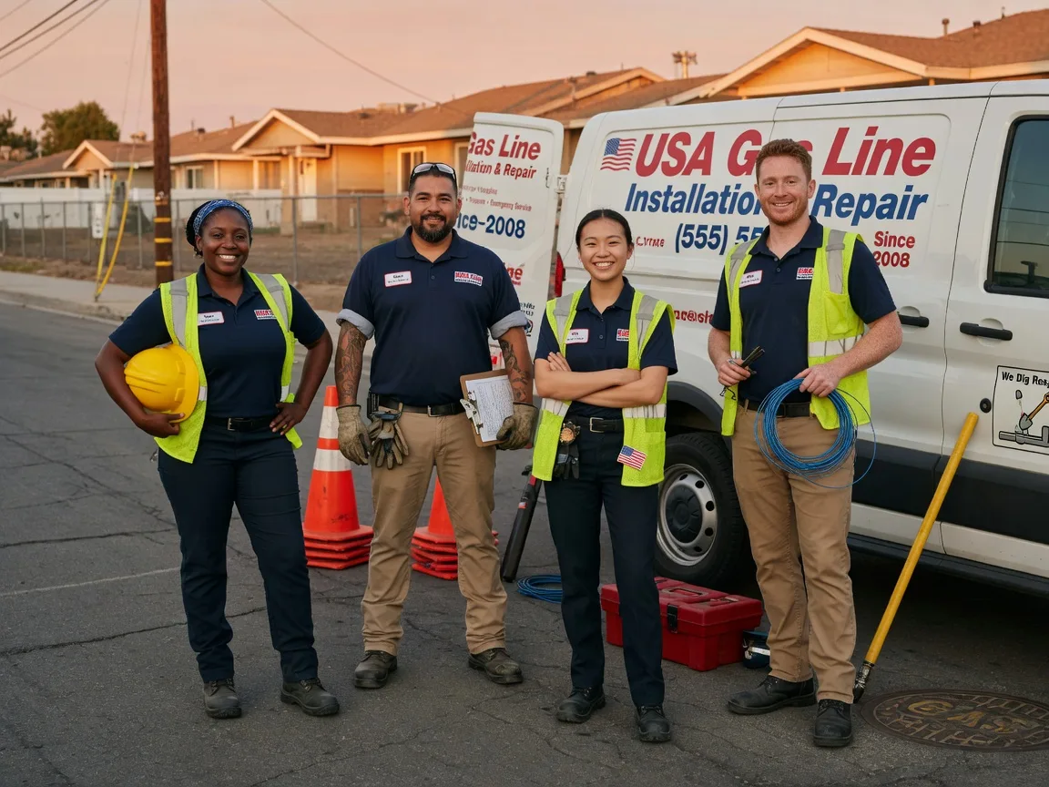 Gas Line Installation company in Mexico, PA